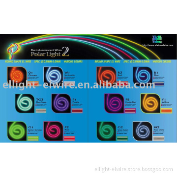 &quot;Polar Light 2&quot; EL Wire,EL cable